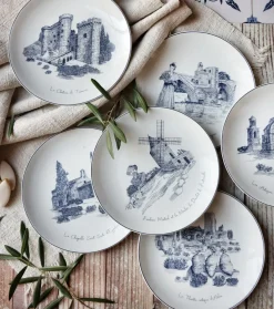 Souleiado Vaisselle | Nos Tables Automnales | Assiette à dessert EYGALIÈRES
