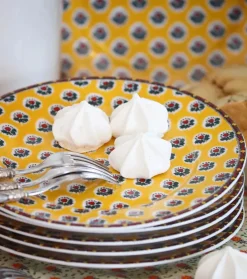 Souleiado Vaisselle | Nos Tables Automnales | Assiette à dessert FLEUR D'ARLES