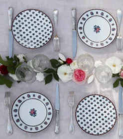 Souleiado Vaisselle | Nos Tables Automnales | Assiette à dessert FLEUR D'ARLES