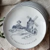 Souleiado Vaisselle | Nos Tables Automnales | Assiette à dessert FONTVIEILLE ET FÉDÉRIC MISTRAL