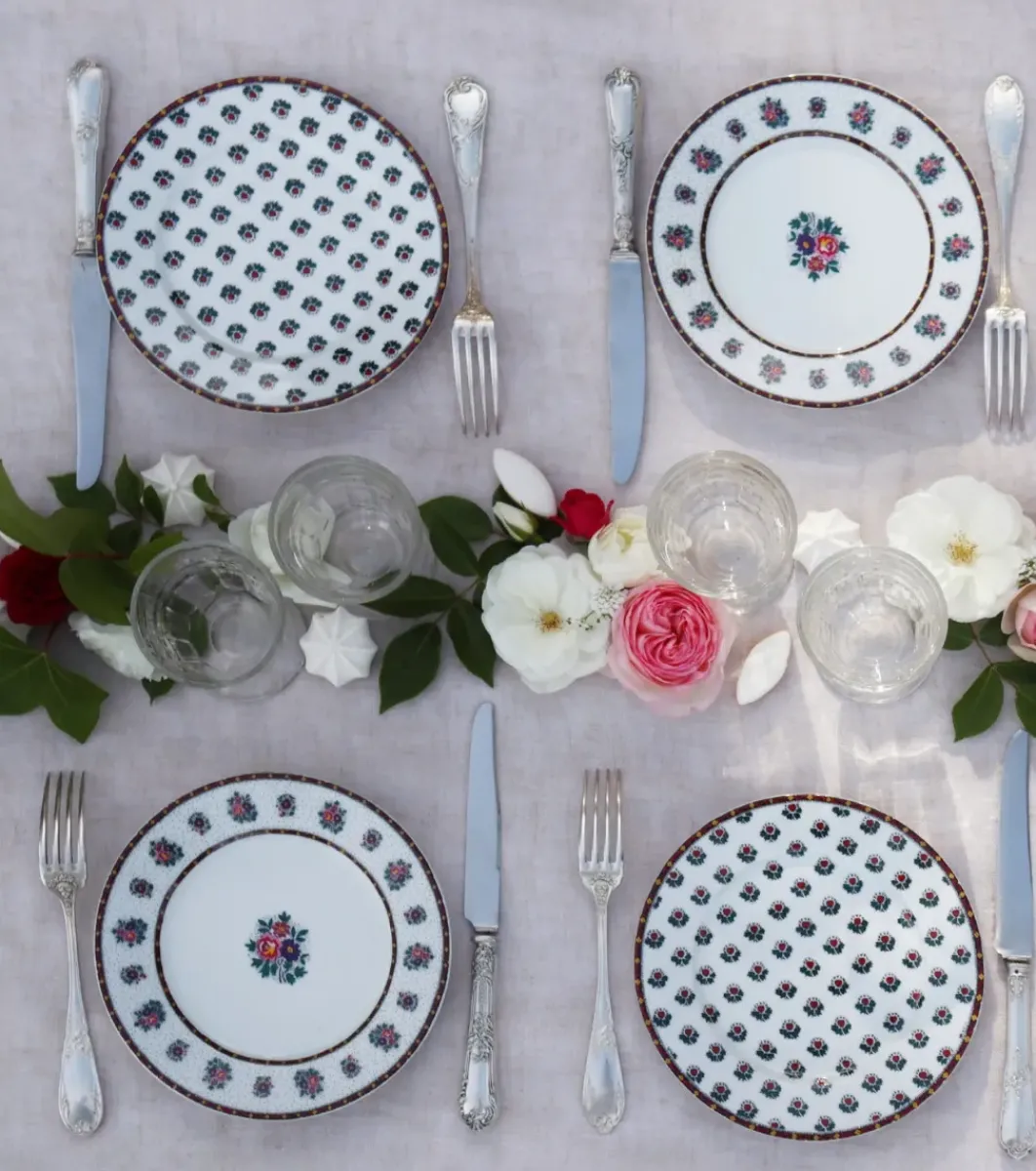 Souleiado Vaisselle | Nos Tables Automnales | Assiette à dessert POMPADOUR