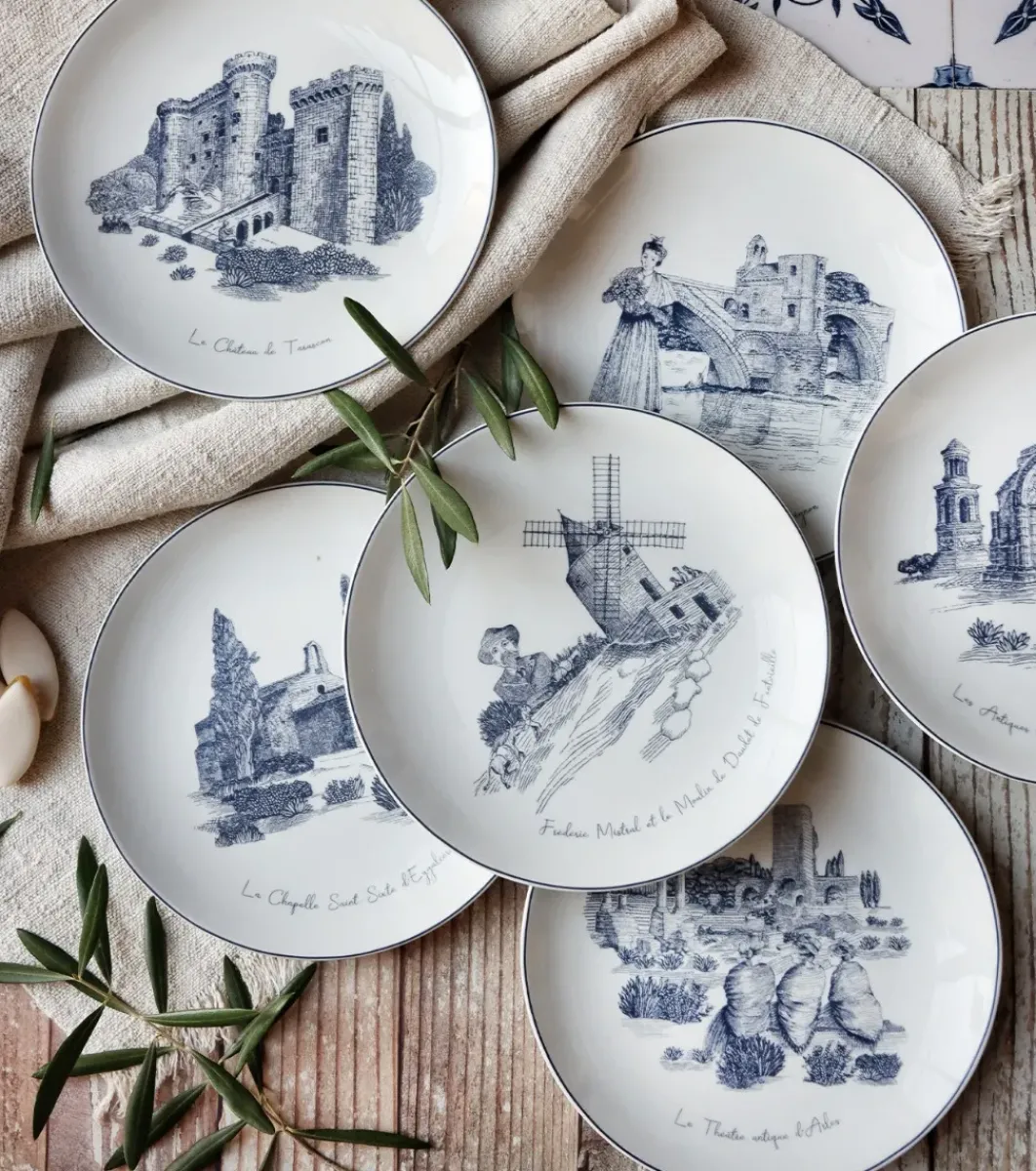 Souleiado Vaisselle | Nos Tables Automnales | Assiette à dessert SAINT-RÉMY-DE-PROVENCE