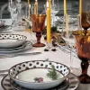 Souleiado Vaisselle | Nos Tables Automnales | Assiette creuse Frise POMPADOUR