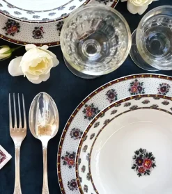 Souleiado Vaisselle | Nos Tables Automnales | Assiette creuse Frise POMPADOUR