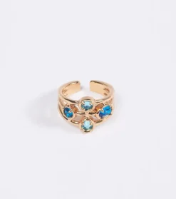 Femme Souleiado Bijoux | Bague Azur Bleu