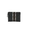Souleiado Ligne De Voyage | Black & white BOUZOU "La mouche" toilet bag