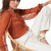 Femme Souleiado Chemises & Blouses | Blouse ADELAÏDE Petites Feuilles