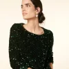 Femme Souleiado Chemises & Blouses | Blouse ERIS Sequins foncé