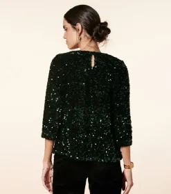 Femme Souleiado Chemises & Blouses | Blouse ERIS Sequins foncé