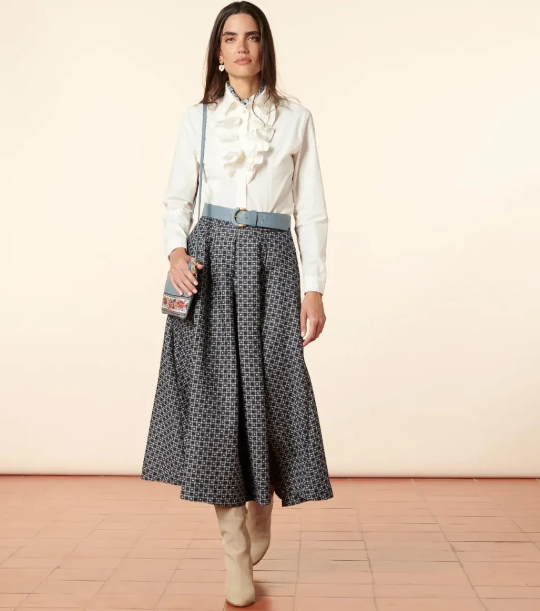 Femme Souleiado Chemises & Blouses | Blouse JOSEFINA Jabot uni