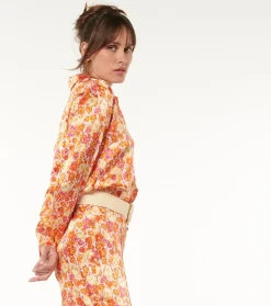 Femme Souleiado Chemises & Blouses | Blouse LINETTE Jardin fleuri