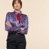 Femme Souleiado Chemises & Blouses | Blouse LINETTE Pondichéry bleu rose