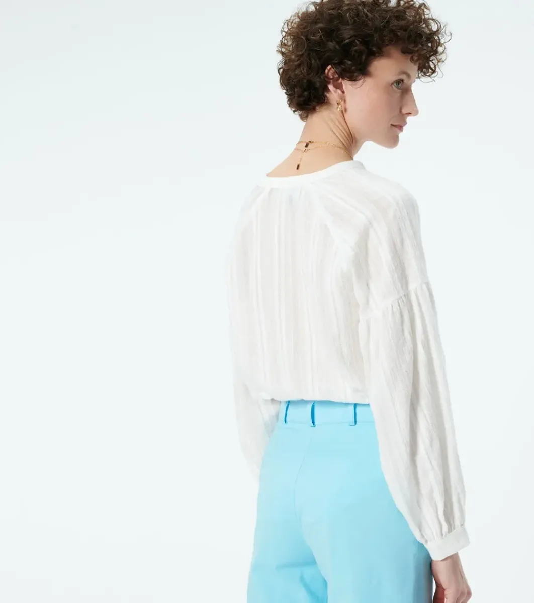 Femme Souleiado Chemises & Blouses | Blouse MADOLINE Broderie uni