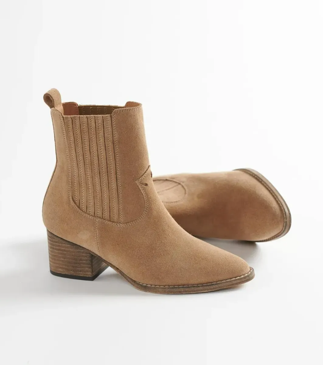 Femme Souleiado Chaussures | Bottines CAMARGA Sable