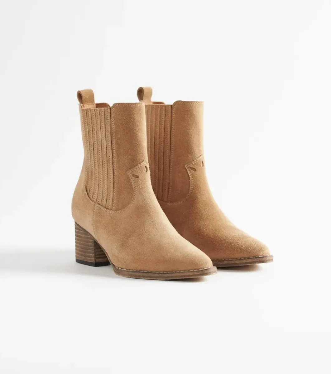 Femme Souleiado Chaussures | Bottines CAMARGA Sable