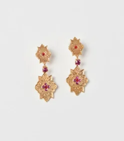 Femme Souleiado Bijoux | Boucles d'oreilles double Merveilles