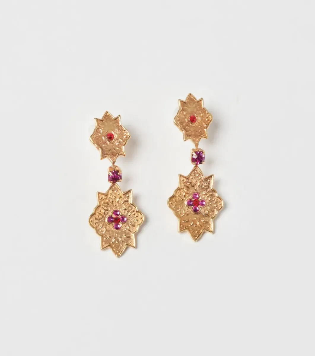 Femme Souleiado Bijoux | Boucles d'oreilles double Merveilles