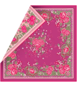 Femme Souleiado Carré Soie | Toute La Collection | Carré de soie double face ARLATEN 120 x 120 cm