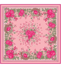Femme Souleiado Carré Soie | Toute La Collection | Carré de soie double face ARLATEN 120 x 120 cm