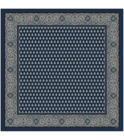 Femme Souleiado Toute La Collection | Toute La Collection | Carré laine et soie LE VOL DU SCARABEE 90 x 90 cm