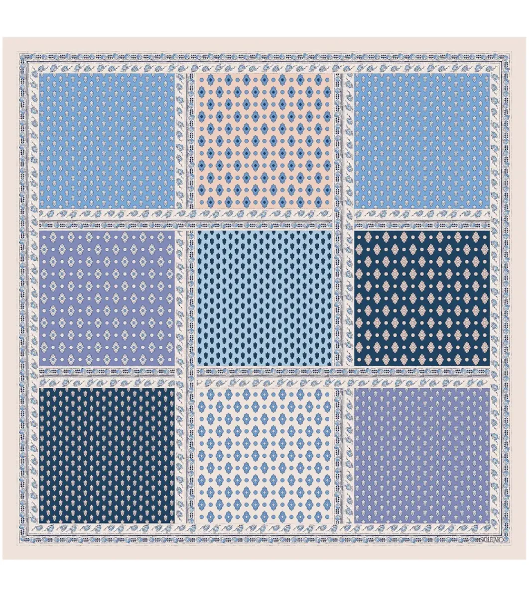 Femme Souleiado Toute La Collection | Foulards | Carré laine et soie L'ITALIENNE 90 x 90 cm