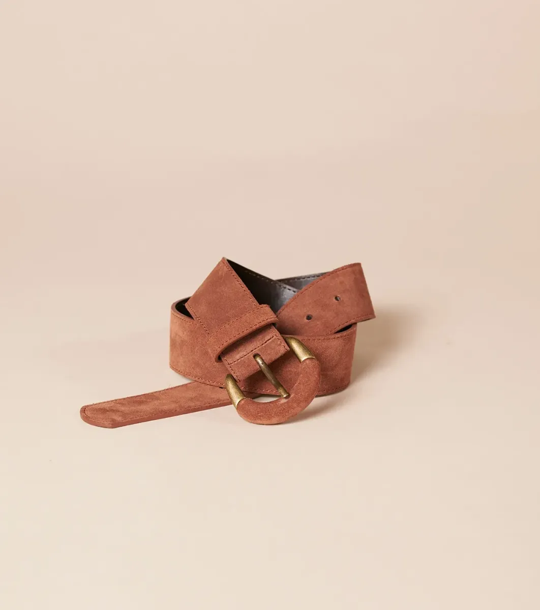 Femme Souleiado Ceintures | Ceinture ANITA Camel foncé