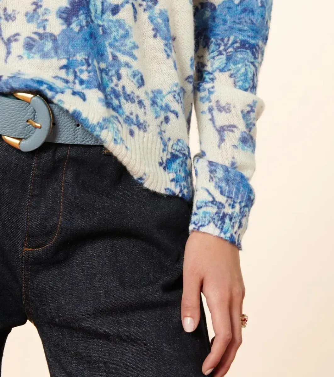 Femme Souleiado Ceintures | Ceinture Femme ANITA Bleu gris