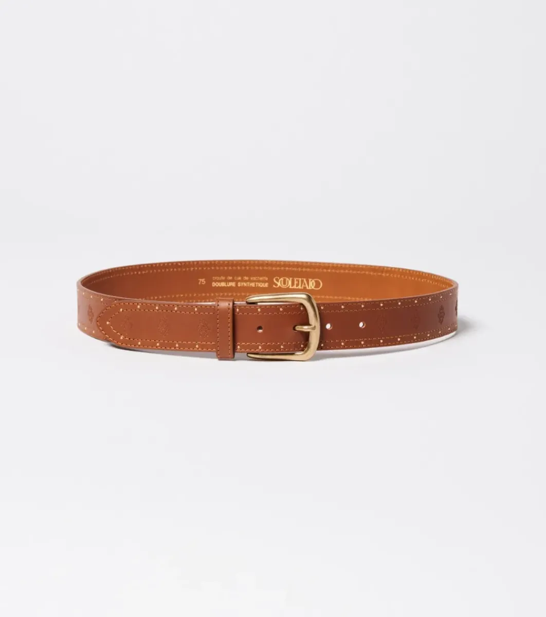 Femme Souleiado Ceintures | Ceinture Femme RITA cuir suède