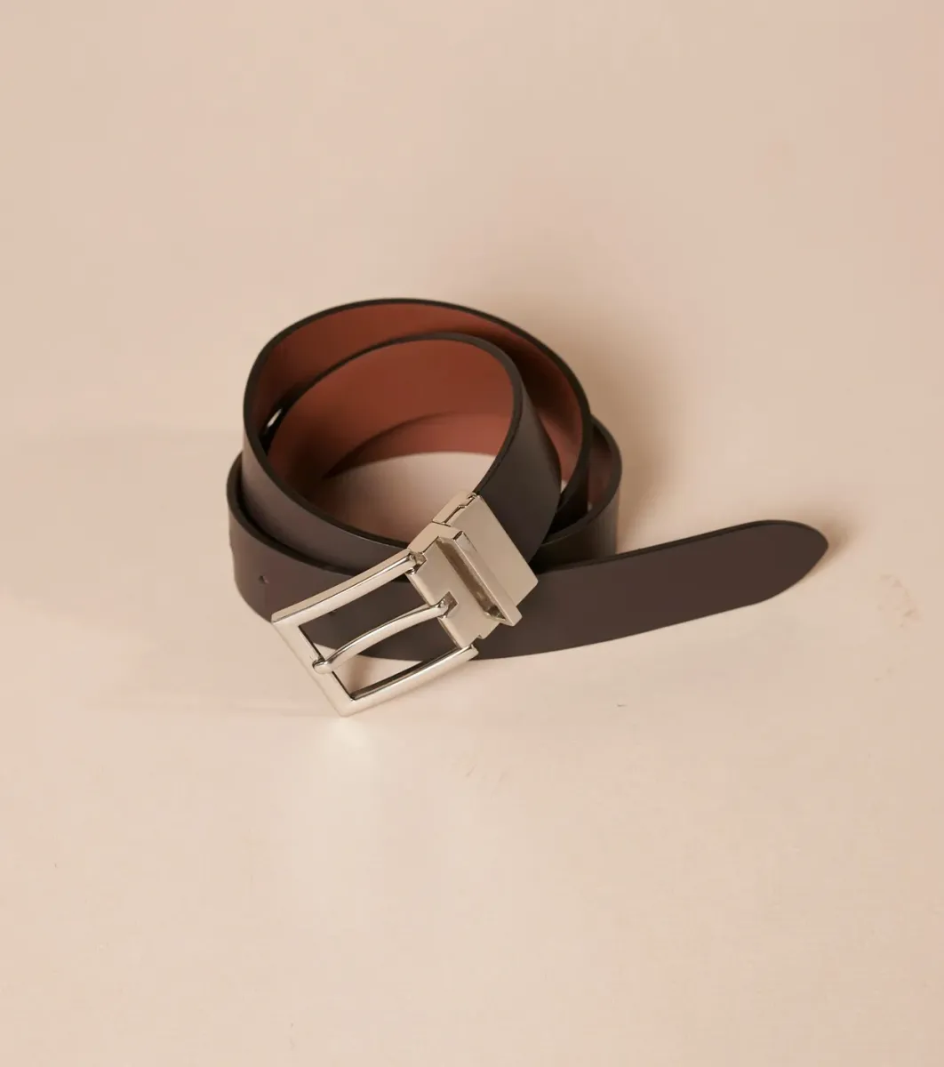 Homme Souleiado Accessoires Mode | Ceinture Homme réversible Camel noir