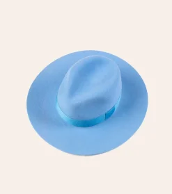 Femme Souleiado Accessoires Mode | Chapeau cloche feutre bleu horizon