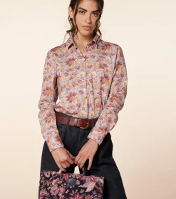 Femme Souleiado Chemises & Blouses | Chemise DIEGA Alice bleu rose