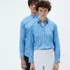 Femme Souleiado Chemises & Blouses | Chemise ELINA Biot Merveille azur