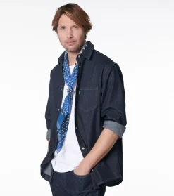 Homme Souleiado Chemises | Chemise JULIEN Denim Brut