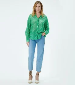 Femme Souleiado Chemises & Blouses | Chemise LENA Merveille menthe aqua