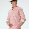 Homme Souleiado Chemises | Chemise MILO Petit Rêve d'Orient rouge ciel