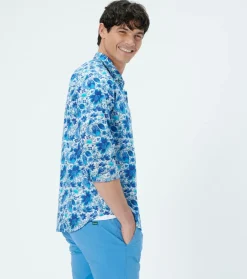 Homme Souleiado Chemises | Chemise REGULAR Alice bleu klein