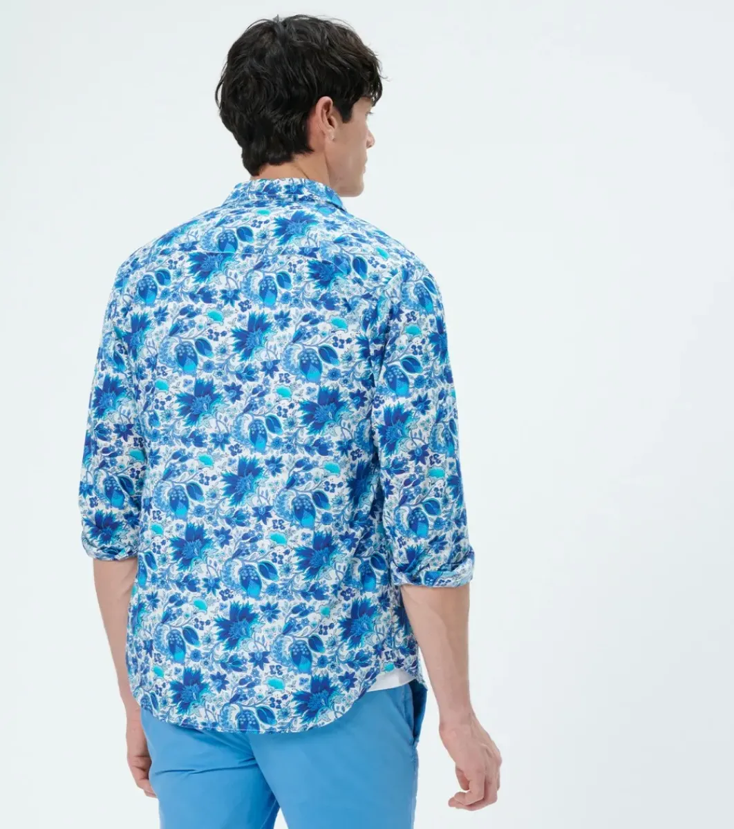 Homme Souleiado Chemises | Chemise REGULAR Alice bleu klein