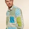Homme Souleiado Chemises | Chemise REGULAR FREDERI Italienne bleu kaki