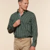 Homme Souleiado Chemises | Chemise REGULAR FREDERI Mouche cyprès