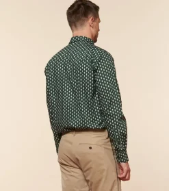 Homme Souleiado Chemises | Chemise REGULAR FREDERI Mouche cyprès