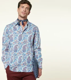 Homme Souleiado Chemises | Chemise REGULAR Max ciel orange