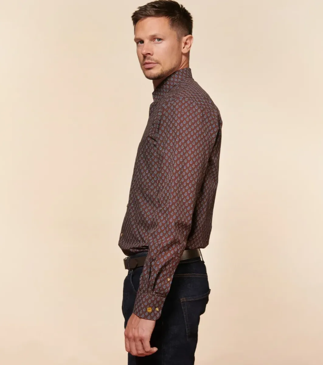 Homme Souleiado Chemises | Chemise REGULAR Paisley Geo