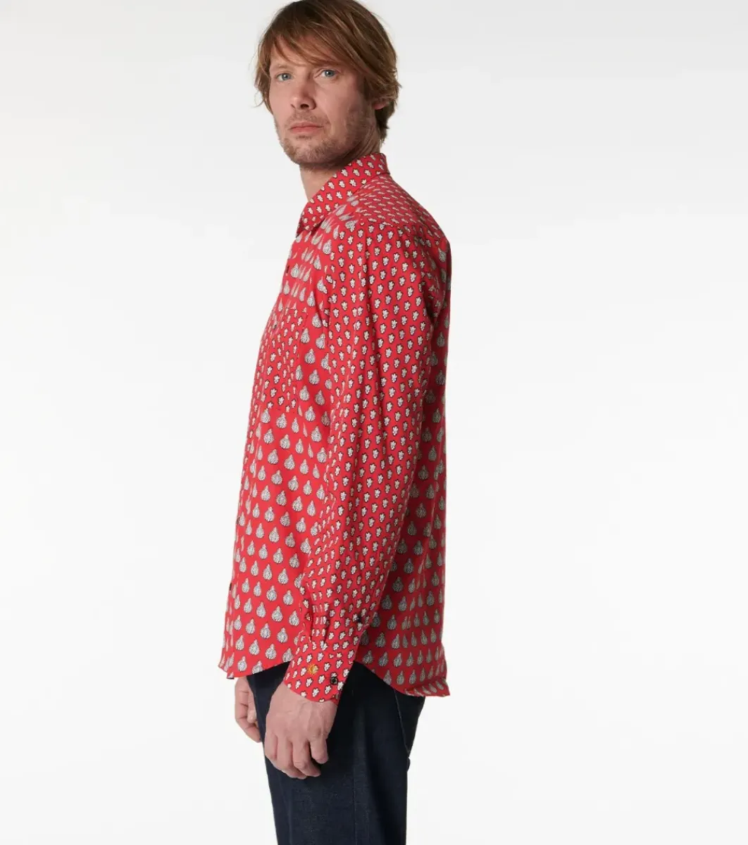 Homme Souleiado Chemises | Chemise REGULAR Patch Mouche Scarabée