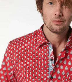 Homme Souleiado Chemises | Chemise REGULAR Patch Mouche Scarabée