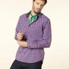 Homme Souleiado Chemises | Chemise REGULAR Scarabée tricolore violet