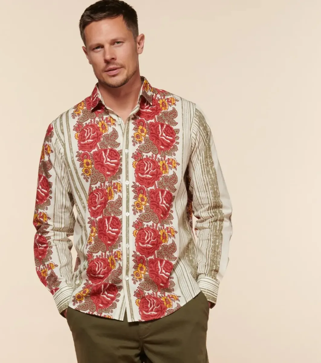 Homme Souleiado Chemises | Chemise SLIM ALPHONSE Chantal rouge