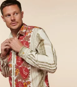Homme Souleiado Chemises | Chemise SLIM ALPHONSE Chantal rouge