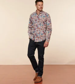 Homme Souleiado Chemises | Chemise SLIM ALPHONSE Plume brique