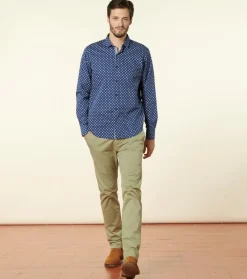 Homme Souleiado Chemises | Chemise SLIM Calisson