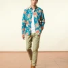 Homme Souleiado Chemises | Chemise SLIM Jardins de Saint Rémy canard